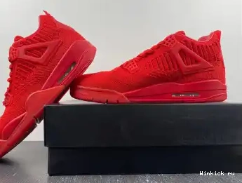 Jordan Red Flyknit Retro 4 0616